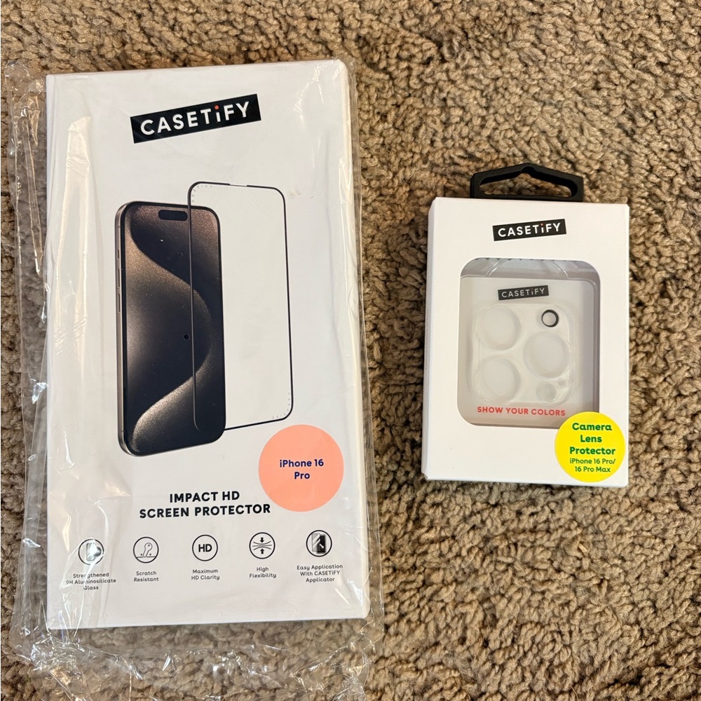 Casetify Screen and Camera Protector Set for iPhone 16 Pro